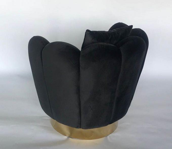 Modern 76*76*85CM Velvet Fabric Luxury Recliner Armchair 1