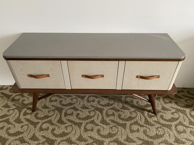 Solid Wood Frame And Legs Bathroom Cabinet And Stone Top Modern Freestanding 1