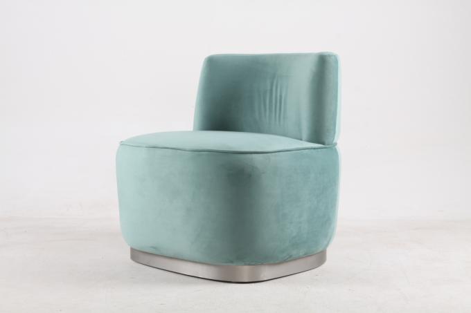 Single Seater Hotel Upholstered Fabric Chair Lounge Living Room 2