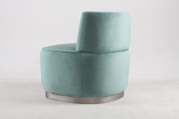 Single Seater Hotel Upholstered Fabric Chair Lounge Living Room 4
