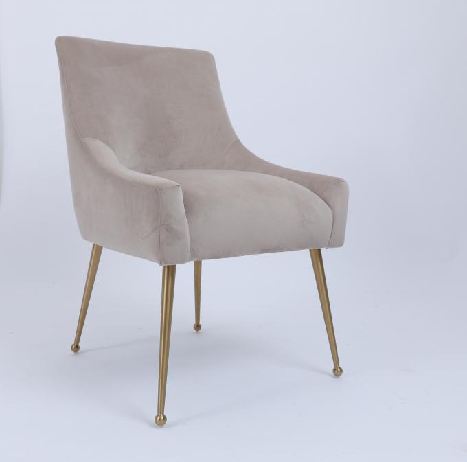 Customized Hotel Chairs Couches With Wood Frame Velvet Fabric 1