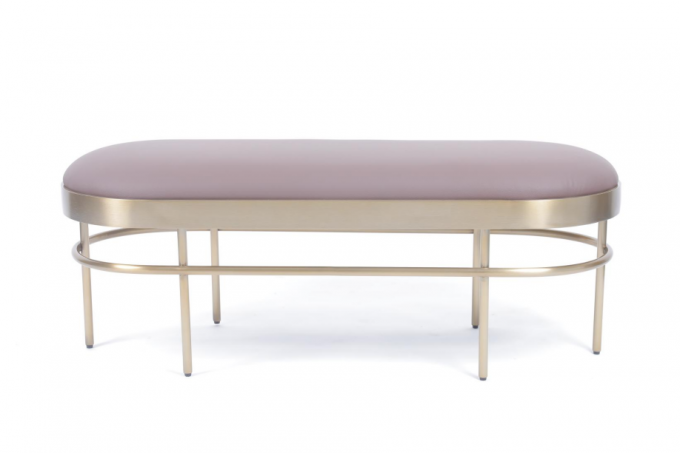 Nordic Light Luxury Leisure Bench 1