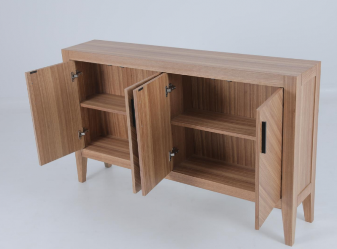 Khung gỗ rắn và chân Console bàn hành lang bàn bên nhỏ 1