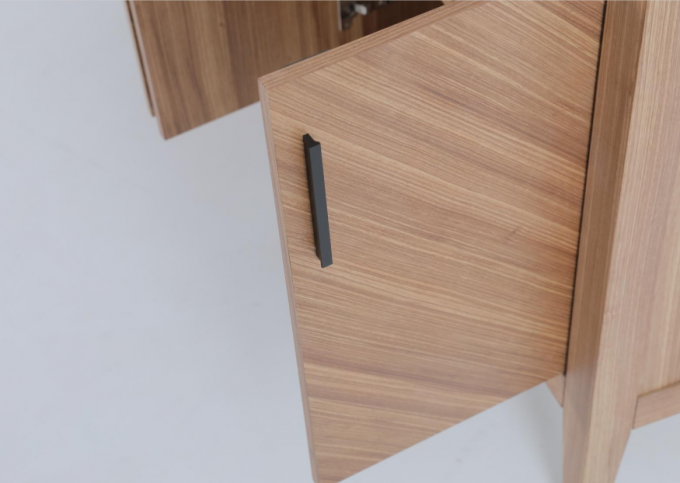 Khung gỗ rắn và chân Console bàn hành lang bàn bên nhỏ 3
