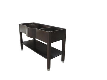 Freestanding Modern Bathroom Vanity Cabinets Plywood For Hotel , 48W*24D*34H