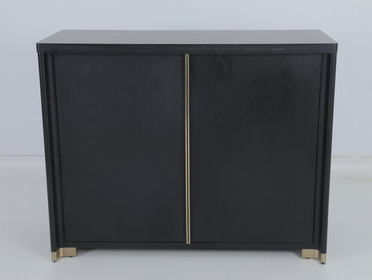 Không gấp Đen Modern Credenza Cho 3-5 Star Hotel