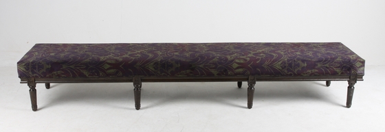 Giá tốt. Vintage American Style Living Room Ottoman Bench Solid Wooden Upholstered trực tuyến