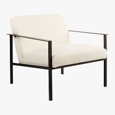 Giá tốt. Nordic Light Luxury Rocking Chair Accent Arm Chaise Lounge With Beige Fabric Woo trực tuyến