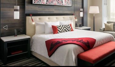 Giá tốt. Commercial Hotel Luxury Furniture , Apartment Hotel Bedroom Furniture Drak Color trực tuyến