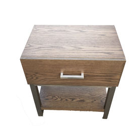 Giá tốt. Luxury Light Oak Bedside Table King / Queen Size For Hospitality Bedroom trực tuyến