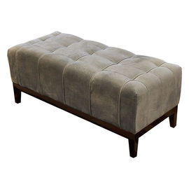 Giá tốt. American Style Long Ottoman Storage Bench For Bedroom , Dark Brown Wood Finish trực tuyến