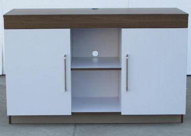 Giá tốt. White Color Hotel Microwave Fridge Cabinet HPL Top With Side Mounted trực tuyến