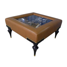 Giá tốt. Upholstered Living Room Coffee Table Wooden Bedside Table Brass Color Earth - Friendly trực tuyến