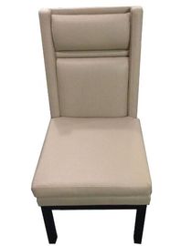 Giá tốt. Leather Beige Color Upholstered Dining Chairs With Black Legs / High Denisty Foam trực tuyến
