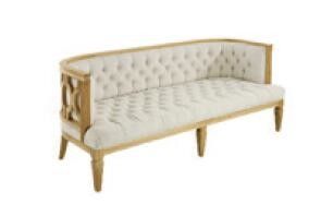 Giá tốt. High End Classic Wood Frame Sofa , Living Room Fabric Sofas With High Density Foam trực tuyến