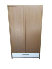 Giá tốt. Metal Base 2 Door Wooden Hotel Room Wardrobe / Closet With Drawers ISO Listed trực tuyến