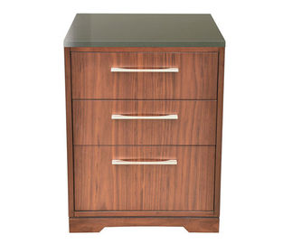 Giá tốt. 5 Star Stone Top Hotel Bedside Tables / 3 Drawer Night Stand For Hotel Bedroom trực tuyến