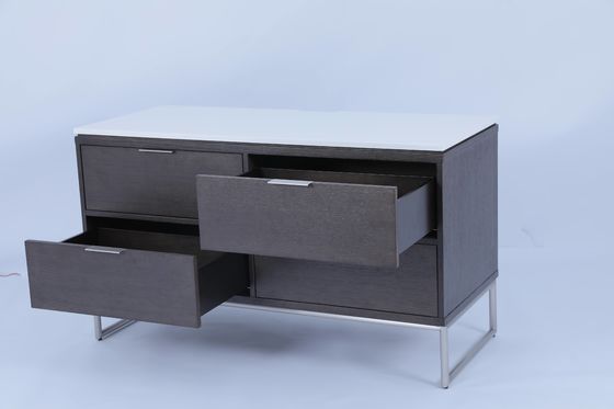 Giá tốt. TV Stand Tủ quần áo bên cạnh với 4 ngăn kéo cho khách sạn Nhà căn hộ trực tuyến