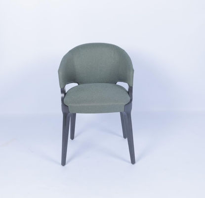 Giá tốt. Velvet gỗ ghế ăn hiện đại tay tùy chỉnh vải khung gỗ trực tuyến