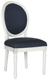 Giá tốt. French  New model modern style oval back white wood frame with  black  fabric wood dining chair trực tuyến