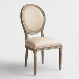 Giá tốt. French style vintage natural oak wood frame wooden dining chair trực tuyến