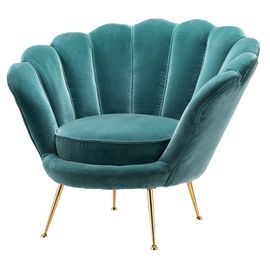 Giá tốt. Modern Living Room Fabric Sofas Golden Stainless Steel Base Shell Back Velvet trực tuyến
