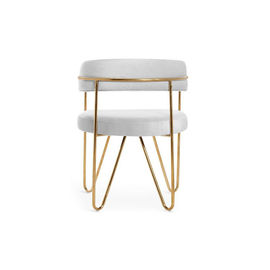 Giá tốt. Metal Frame Chair Home Furniture Living Room Chair Fabric Lounge Chair Fauteil  Velvet Armchair trực tuyến