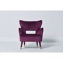 Giá tốt. Modern Elegant Upholstery Living Room Single Sofa Stackable Dark Red Velvet trực tuyến