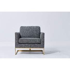 Giá tốt. Modern Style Living Room Couches , Natural Linen Material Fabric Grey Couches trực tuyến