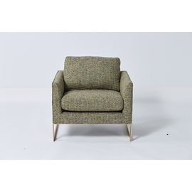 Giá tốt. Fashion Living Room Couches Natural Linen Material Fabric Green With Metal Base trực tuyến