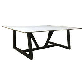 Giá tốt. New Customized Stone Or Wood Top Black Stainless Steel  Living Room Coffee Table trực tuyến