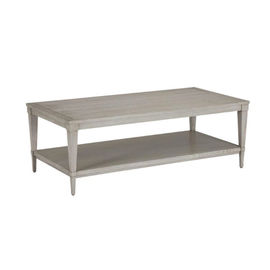 Giá tốt. Fashion Rectangular Solid Wood Coffee Table With Water Resistant Coat And Nailhead trực tuyến