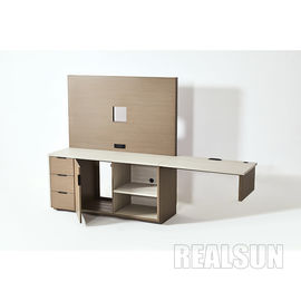 Giá tốt. HPL Console Table Streamline Unit Luxury Hotel Bedroom Furniture With Laminate Outlets And Usb trực tuyến
