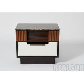 Giá tốt. Walnut Veneer 5 Stars Hotel Furniture With Fluted Wood Panels And Soft Closing Drawers trực tuyến