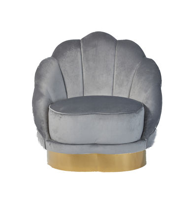 Giá tốt. American Velvet Fabric Scallop Shell Shaped Living Room Sofa trực tuyến