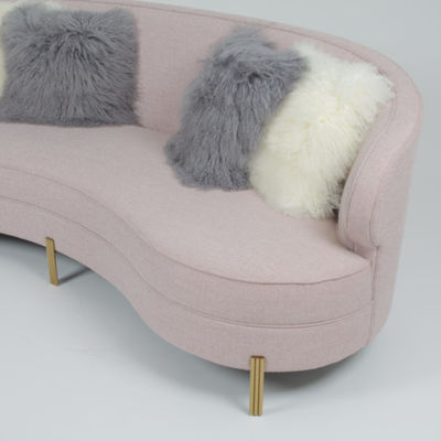Giá tốt. Curve Modern Fabric Velvet Living Room 3 Seater Sofa trực tuyến