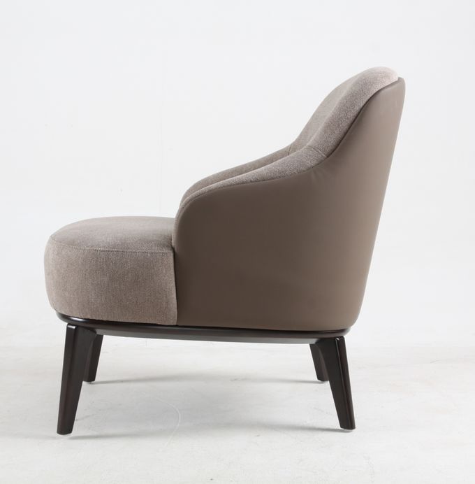Living Room Coffee Shop Hotel Leisure Office ArmChairs With Wooden Legs 5