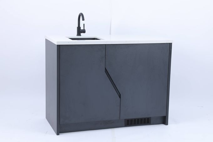 Modern Custom Bathroom Vanity With Marble Top 1