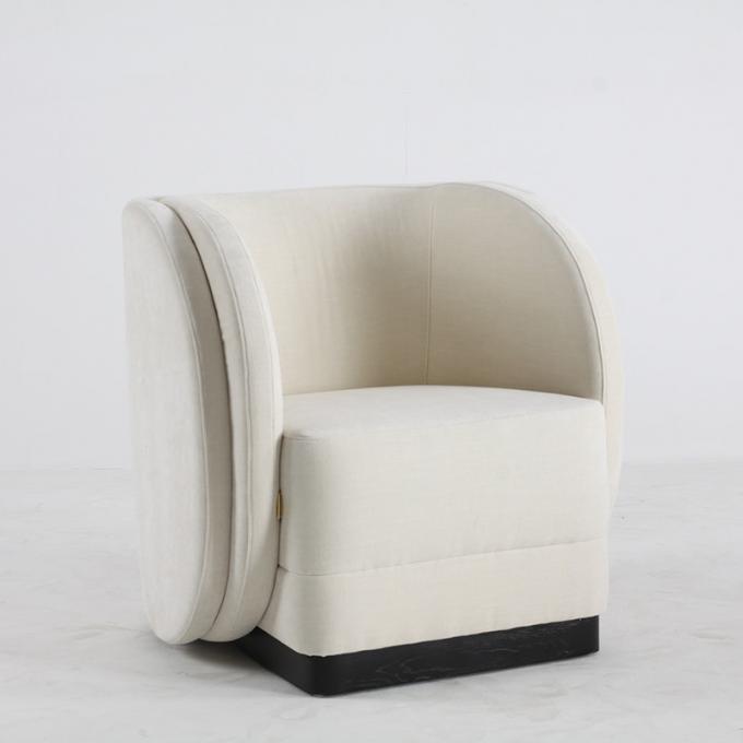Solid Wood Single Leisure Chair Luxury Modern Indoor Living Room Furniture 5