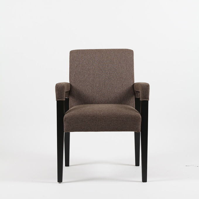 High Back Fabric  Upholstered Armchair For Dining Living Room 1